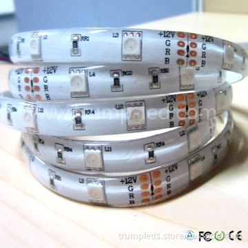 Flexible Multicolor SMD LED Strip Lights Waterproof 12V IP65 RGB